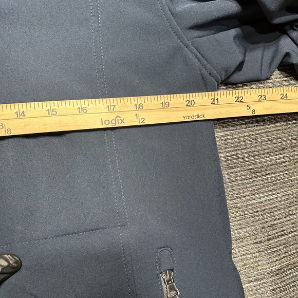 Outdoor Life Jacket Men's M Blue Soft Shell Full Zip Pockets - Picture 8 of 11